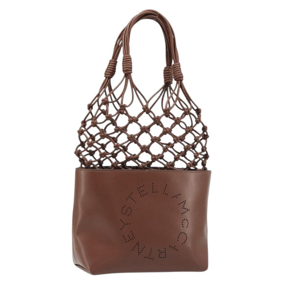 Stella MacCartney Hand Bag Leather Brown Auth BA13569A