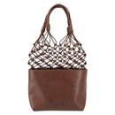 Stella MacCartney Hand Bag Leather Brown Auth BA13569A-2