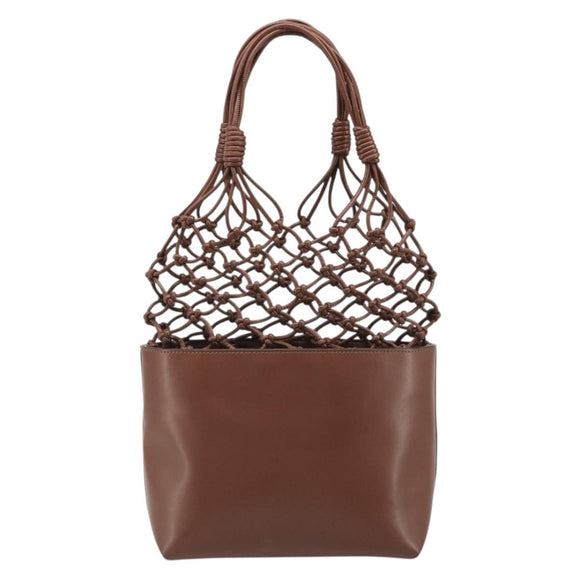 Stella MacCartney Hand Bag Leather Brown Auth BA13569A
