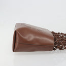 Stella MacCartney Hand Bag Leather Brown Auth BA13569A-4