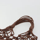Stella MacCartney Hand Bag Leather Brown Auth BA13569A-9