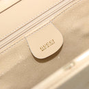 GUCCI Bamboo Hand Bag Leather Ivory Gold Auth BA13570-19