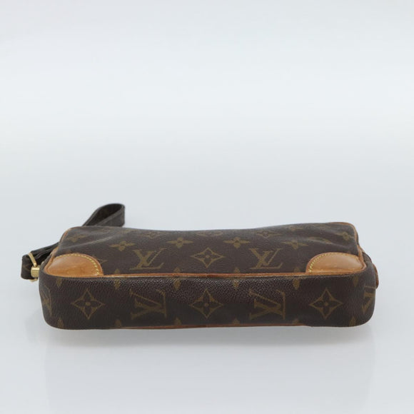 LOUIS VUITTON Monogram Marly Dragonne PM Clutch Bag M51827 LV Auth BA13571