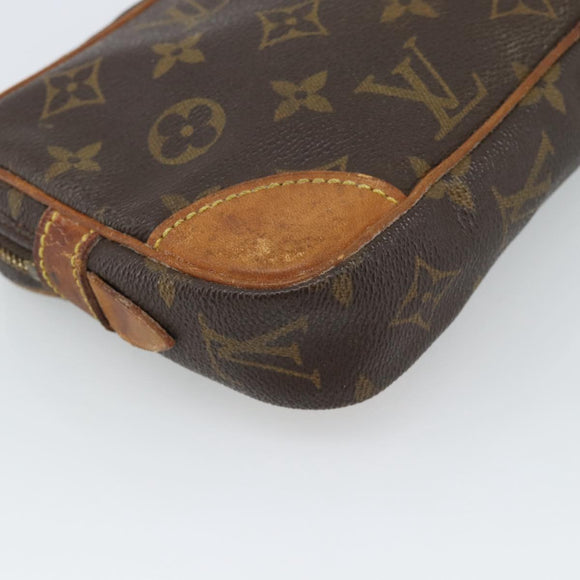 LOUIS VUITTON Monogram Marly Dragonne PM Clutch Bag M51827 LV Auth BA13571