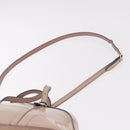 GUCCI Micro GG Canvas Bag Patent Leather 2way Beige Gold 309617 Auth BA13572-10