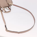 GUCCI Micro GG Canvas Bag Patent Leather 2way Beige Gold 309617 Auth BA13572-9