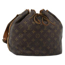 LOUIS VUITTON Monogram Petit Noe Shoulder Bag M42226 LV Auth BA13573-1