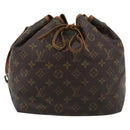 LOUIS VUITTON Monogram Petit Noe Shoulder Bag M42226 LV Auth BA13573-13