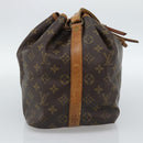 LOUIS VUITTON Monogram Petit Noe Shoulder Bag M42226 LV Auth BA13573-3