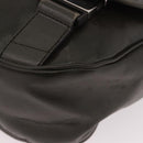 GUCCI GG Implementation Shoulder Bag PVC Khaki Silver 201732 Auth BA13574-11