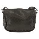 GUCCI GG Implementation Shoulder Bag PVC Khaki Silver 201732 Auth BA13574-3