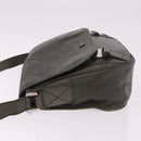 GUCCI GG Implementation Shoulder Bag PVC Khaki Silver 201732 Auth BA13574-5