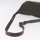 GUCCI GG Implementation Shoulder Bag PVC Khaki Silver 201732 Auth BA13574-7