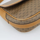 GUCCI Micro GG Supreme Web Sherry Line Bag Leather Beige Auth BA13575-11