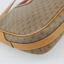 GUCCI Micro GG Supreme Web Sherry Line Bag Leather Beige Auth BA13575-13