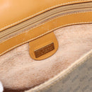 GUCCI Micro GG Supreme Web Sherry Line Bag Leather Beige Auth BA13575-16