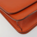 BOTTEGA VENETA Shoulder Bag Leather Orange Gold Auth BA13577V-14