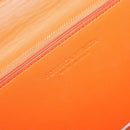 BOTTEGA VENETA Shoulder Bag Leather Orange Gold Auth BA13577V-19