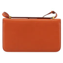 BOTTEGA VENETA Shoulder Bag Leather Orange Gold Auth BA13577V-2