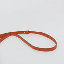 BOTTEGA VENETA Shoulder Bag Leather Orange Gold Auth BA13577V-8