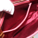 Miu Miu Shoulder Bag Leather Red Gold Auth BA13578A-22