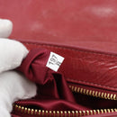 Miu Miu Shoulder Bag Leather Red Gold Auth BA13578A-11