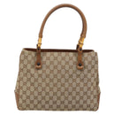 GUCCI GG Canvas Bamboo Tote Bag Beige 112526 Auth BA13579A-3