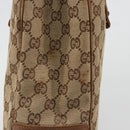 GUCCI GG Canvas Bamboo Tote Bag Beige 112526 Auth BA13579A-6