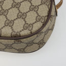 GUCCI GG Supreme Web Sherry Line Bag PVC Beige Gold 007 58 6112 Auth BA13581-14