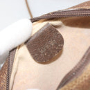 GUCCI GG Supreme Web Sherry Line Bag PVC Beige Gold 007 58 6112 Auth BA13581-10