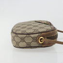 GUCCI GG Supreme Web Sherry Line Bag PVC Beige Gold 007 58 6112 Auth BA13581-3