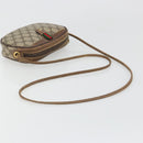 GUCCI GG Supreme Web Sherry Line Bag PVC Beige Gold 007 58 6112 Auth BA13581-7