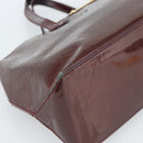LOUIS VUITTON Monogram Vernis Wilshire PM Hand Bag Amarante M93641 Auth BA13584-15