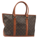 LOUIS VUITTON Monogram Sac Weekend PM Hand Bag M42425 LV Auth BA13585-1