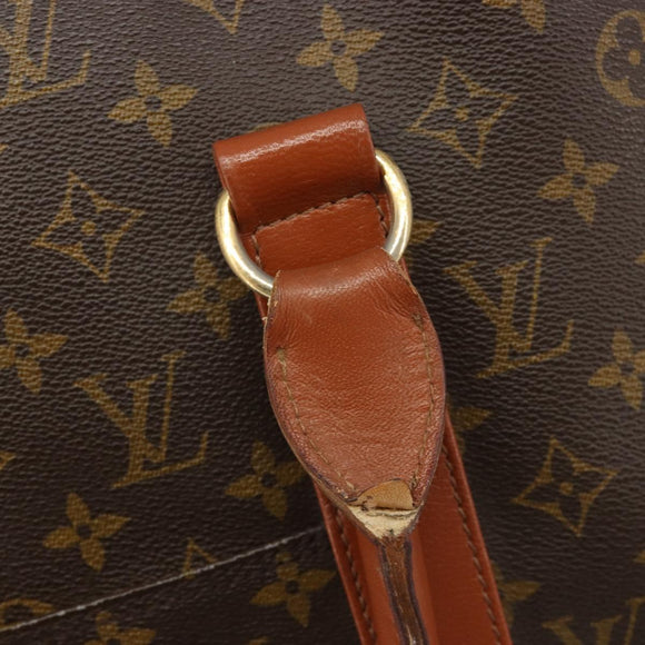 LOUIS VUITTON Monogram Sac Weekend PM Hand Bag M42425 LV Auth BA13585