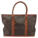 LOUIS VUITTON Monogram Sac Weekend PM Hand Bag M42425 LV Auth BA13585-2