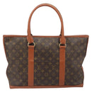 LOUIS VUITTON Monogram Sac Weekend PM Hand Bag M42425 LV Auth BA13585-3