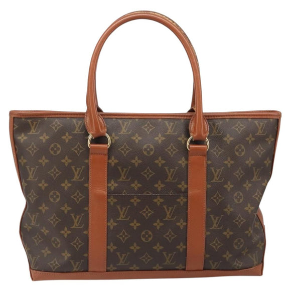 LOUIS VUITTON Monogram Sac Weekend PM Hand Bag M42425 LV Auth BA13585