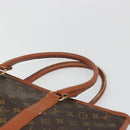 LOUIS VUITTON Monogram Sac Weekend PM Hand Bag M42425 LV Auth BA13585-8