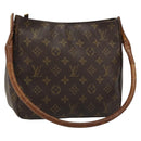 LOUIS VUITTON Monogram Looping MM Shoulder Bag M51146 LV Auth BA13587-1