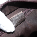 GUCCI GG Canvas Tote Bag Nylon Brown Silver 180450 Auth BA13588A-22
