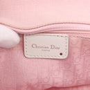 Christian Dior Trotter Canvas Shoulder Bag Pink Silver Auth BA13589A-10