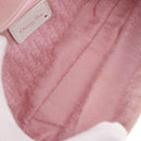 Christian Dior Trotter Canvas Shoulder Bag Pink Silver Auth BA13589A-11