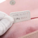 Christian Dior Trotter Canvas Shoulder Bag Pink Silver Auth BA13589A-12