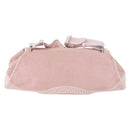 Christian Dior Trotter Canvas Shoulder Bag Pink Silver Auth BA13589A-2
