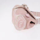 Christian Dior Trotter Canvas Shoulder Bag Pink Silver Auth BA13589A-3