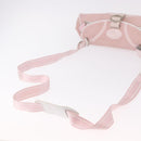 Christian Dior Trotter Canvas Shoulder Bag Pink Silver Auth BA13589A-7