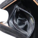 CHANEL Matelasse Chain Hand Bag Suede Black Gold CC Auth BA13591-21