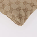 GUCCI GG Canvas Waist Bag Beige Gold 28566 Auth BA13592A-12