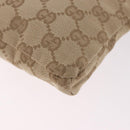 GUCCI GG Canvas Waist Bag Beige Gold 28566 Auth BA13592A-15
